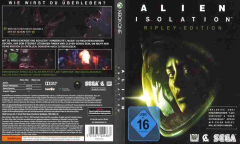 Игра Alien Isolation Ripley Edition, Xbox one, 175-41, Баград.рф